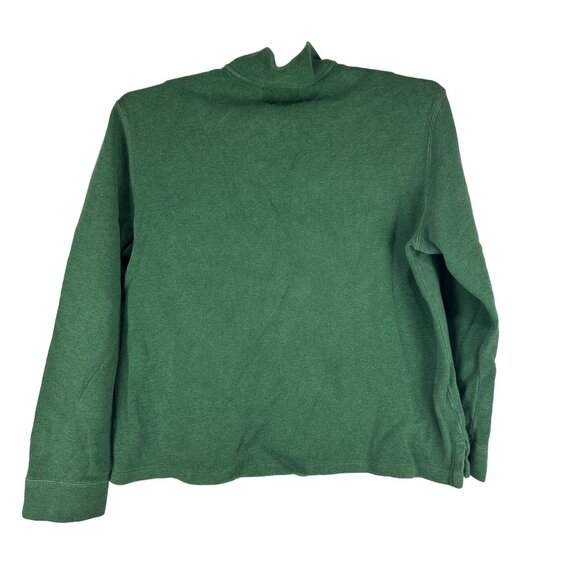 Polo Ralph Lauren Men's Mock Neck Long Sleeved Pullover Sweater Size XL Green - Picture 3 of 6